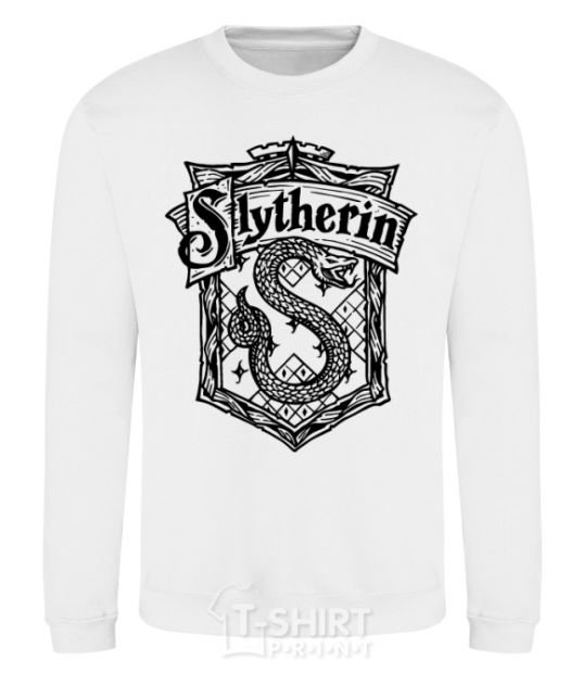 Sweatshirt Slytherin logo White фото