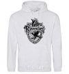 Men`s hoodie Ravenclaw logo sport-grey фото