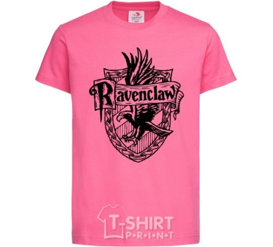 Kids T-shirt Ravenclaw logo heliconia фото