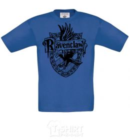Kids T-shirt Ravenclaw logo royal-blue фото