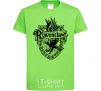 Kids T-shirt Ravenclaw logo orchid-green фото