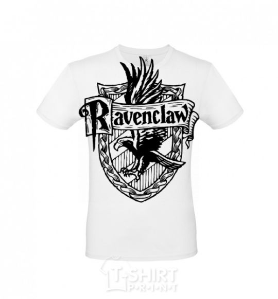 Men's T-Shirt Ravenclaw logo White фото