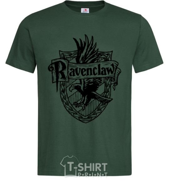 Men's T-Shirt Ravenclaw logo bottle-green фото