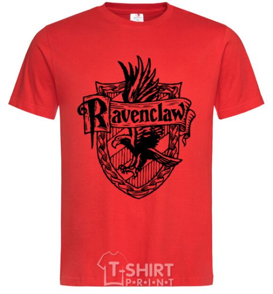 Men's T-Shirt Ravenclaw logo red фото