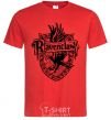 Men's T-Shirt Ravenclaw logo red фото