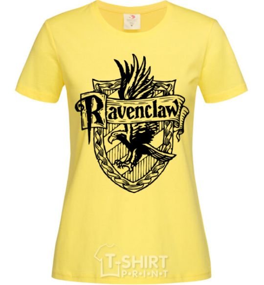 Women's T-shirt Ravenclaw logo cornsilk фото