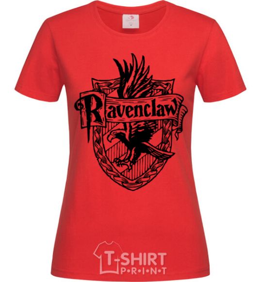 Women's T-shirt Ravenclaw logo red фото