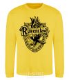 Sweatshirt Ravenclaw logo yellow фото