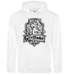 Men`s hoodie Gryffindor logo White фото