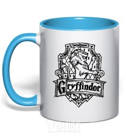 Mug with a colored handle