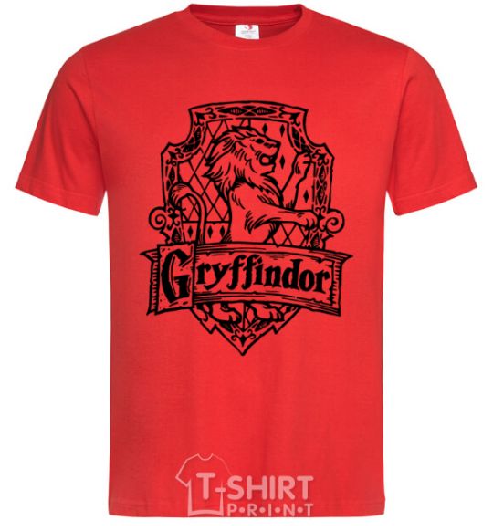 Мужская футболка Gryffindor logo Красный фото