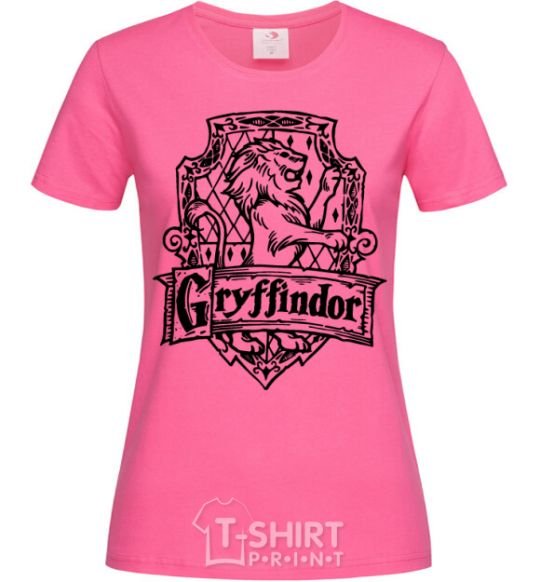 Women's T-shirt Gryffindor logo heliconia фото