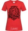 Women's T-shirt Gryffindor logo red фото