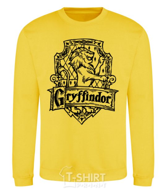 Sweatshirt Gryffindor logo yellow фото