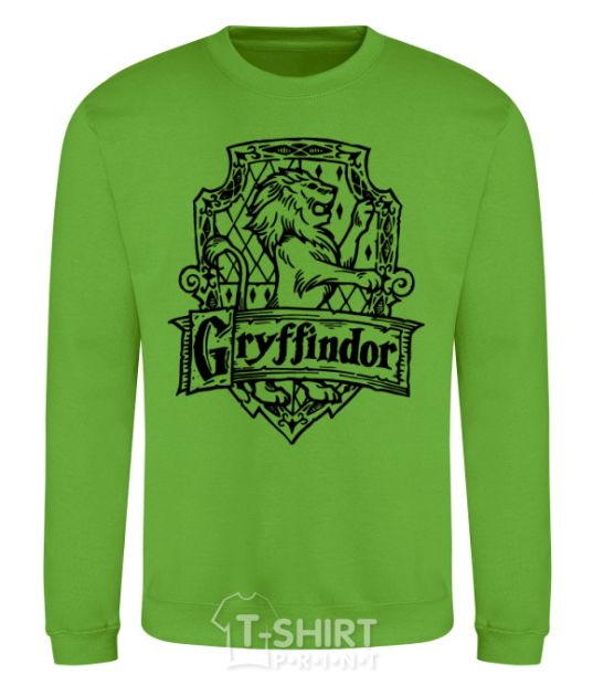 Sweatshirt Gryffindor logo orchid-green фото