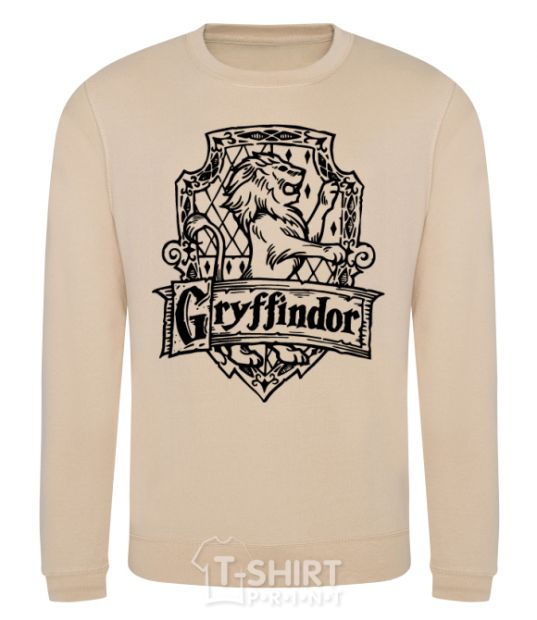 Sweatshirt Gryffindor logo sand фото