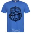 Men's T-Shirt Poufsouffle logo royal-blue фото