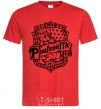 Men's T-Shirt Poufsouffle logo red фото