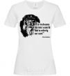 Women's T-shirt For in dreams we enter a world... White фото