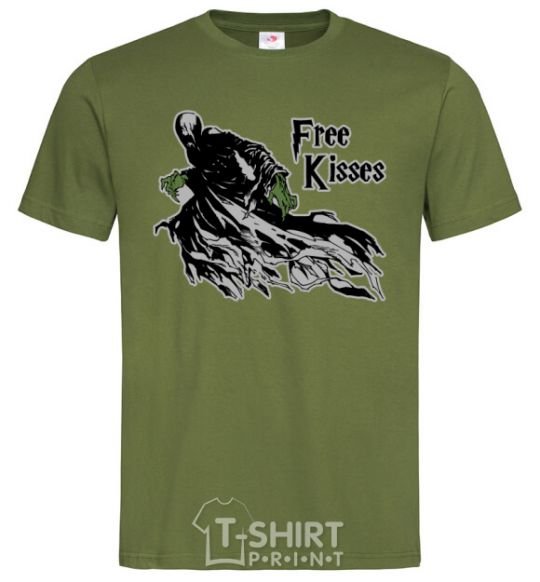 Men's T-Shirt Free Kisses dementor millennial-khaki фото