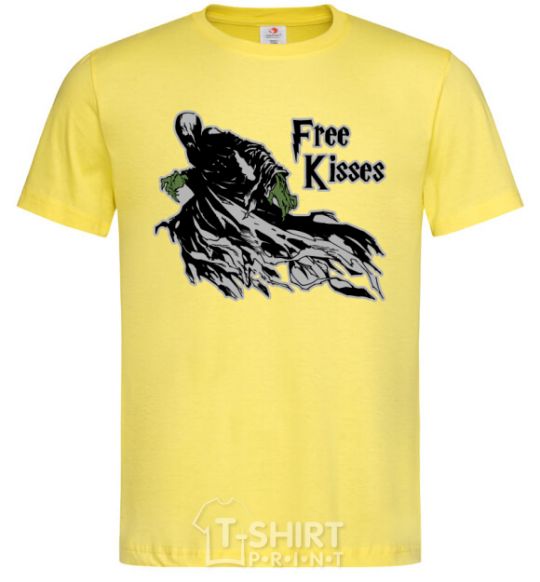 Men's T-Shirt Free Kisses dementor cornsilk фото