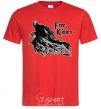 Men's T-Shirt Free Kisses dementor red фото