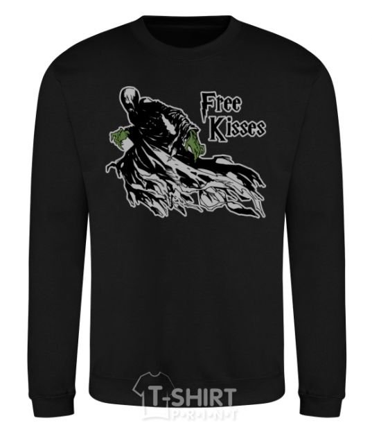 Sweatshirt Free Kisses dementor black фото