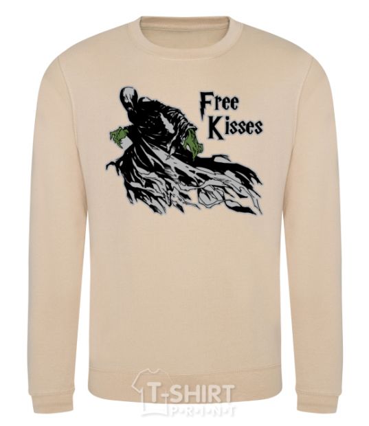 Sweatshirt Free Kisses dementor sand фото