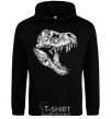 Men`s hoodie Dino skull black фото