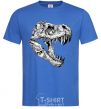 Мужская футболка Dino skull Ярко-синий фото