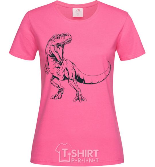 Women's T-shirt Evil dinosaur heliconia фото