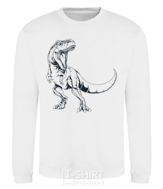 Sweatshirt Evil dinosaur White фото