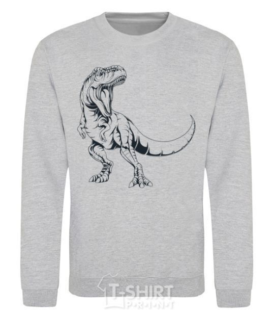 Sweatshirt Evil dinosaur sport-grey фото