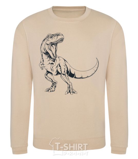 Sweatshirt Evil dinosaur sand фото