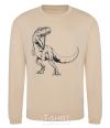 Sweatshirt Evil dinosaur sand фото