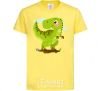 Kids T-shirt A joyful dinosaur cornsilk фото