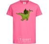 Kids T-shirt Flying dragon V.1 heliconia фото