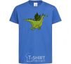 Kids T-shirt Flying dragon V.1 royal-blue фото