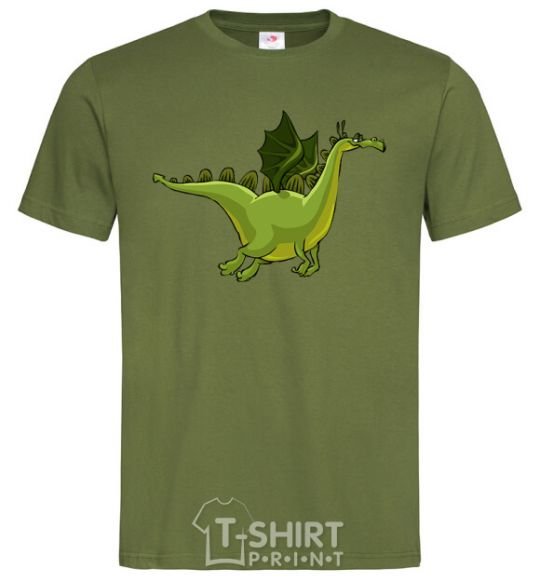 Men's T-Shirt Flying dragon V.1 millennial-khaki фото