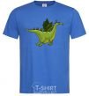 Мужская футболка Flying dragon V.1 Ярко-синий фото