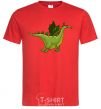 Men's T-Shirt Flying dragon V.1 red фото