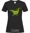 Women's T-shirt Flying dragon V.1 black фото