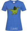 Women's T-shirt Flying dragon V.1 royal-blue фото