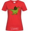 Women's T-shirt Flying dragon V.1 red фото