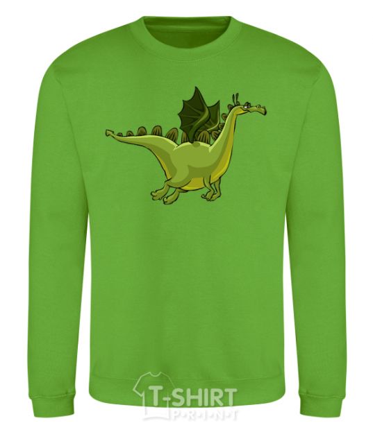 Sweatshirt Flying dragon V.1 orchid-green фото