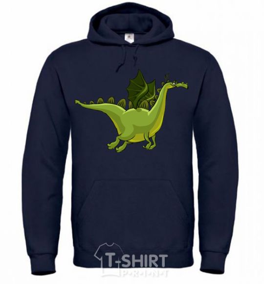 Men`s hoodie Flying dragon V.1 navy-blue фото