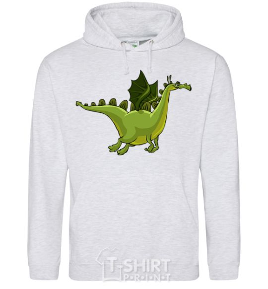 Men`s hoodie Flying dragon V.1 sport-grey фото