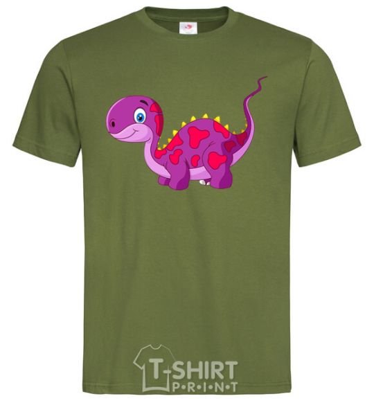 Men's T-Shirt Fuchsia dino millennial-khaki фото