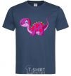 Men's T-Shirt Fuchsia dino navy-blue фото