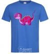 Men's T-Shirt Fuchsia dino royal-blue фото